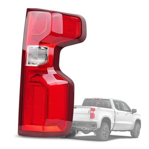 Passenger Side LED Tail Light Assembly Compatible With 2019-2024 Right Side