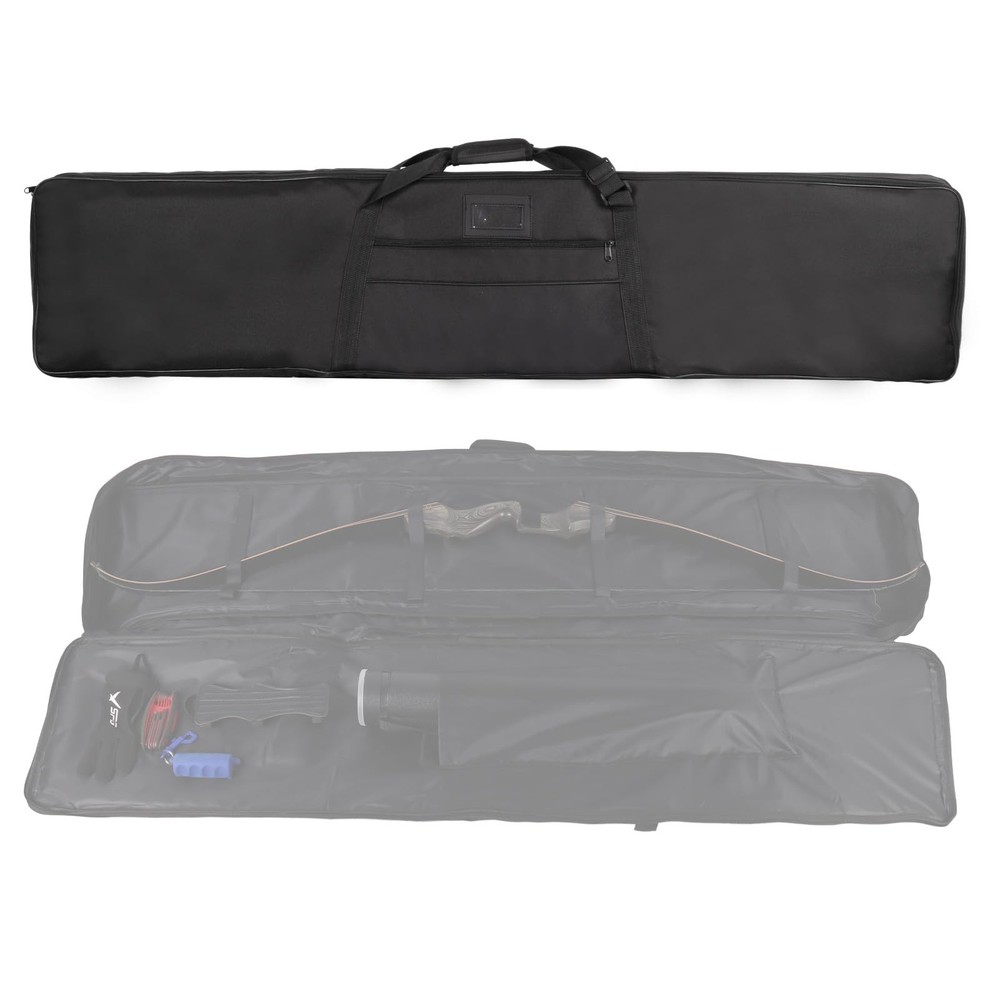 SPG Archery Recurve Bow Case for Longbow and Traditional Bow, 2 Sizes Longbow Ba