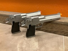 Two Desert Eagle Airsoft Pistol Magnum Research 6mm Replica Spring Loaded Manual