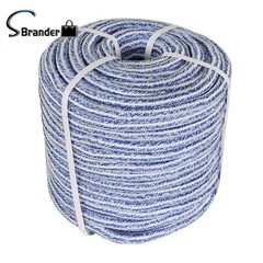 3/4 Inch × 200 Feet 24 Strand Braided Rope Arborist Tree Rope Blue And White