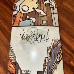 Mike Shinoda Signed 2004 Think Skateboard Robot Series Deck Linkin Park NOS Auto