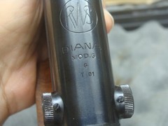 RWS Diana Mod 6G .177 Air Pistol – Upgraded Sights, Target grip, Pellets REPAIR