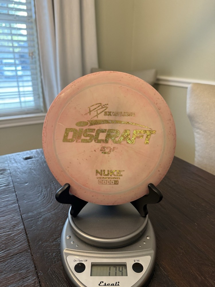 Discraft Paige Pierce 5x ESP Nuke 174g Pink Disc Golf Distance Driver