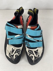 Excellent La Sportiva Otaki Men’s Climbing Shoes, Blue/Flame, M46