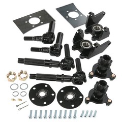 Go kart Front 4 Wheel Drive Axle Hub kit Swing Arm 48v 1000w Differential Motor