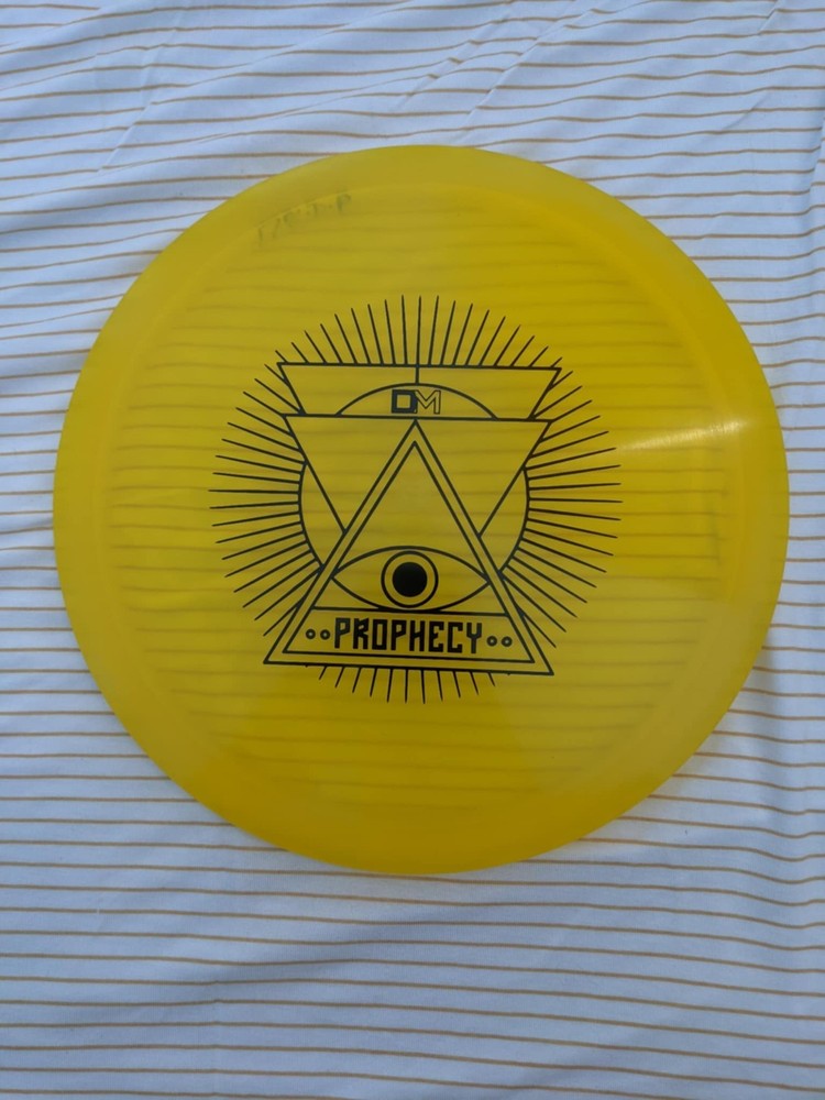 Gateway Diamond Plastic Prophecy Yellow Disc Golf Disc 5/5/0/2 178g
