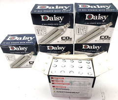 90 COUNT Daisy Outdoor Products 7015 Powerline12 Grams CO2 Cartridges 997015-611