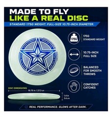 New Kan Jam Disc Toss Game Outdoor Activity Backyard Beach Park W/AirGlow Disc