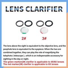 Archery 37/45 Hooed Degree Peep Sight Kit 6x 8x Clarifier and 5 Size Ape