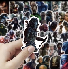25 Piece Mix Lot 2” Predator Horror Movie Stickers Water Bottles, Waterproof