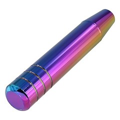 Long Shift Knob Weighted Aluminum Alloy Polished Metal Handle Gear Multicolor