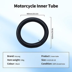 4.10/4.60-18 Tire Inner Tube for Motorcycle Dirt Bike ATV Off-Road Heavy Duty
