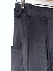 Turnhier Women’s Black Horse Riding Tights With Silicone Grip Size M