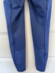 Riding Sport By Dover Saddlery Silicon Riding Tights Pockets Blue Medium