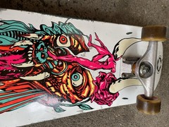 Rare Darkroom complete skateboard with Independent Trucks, Wheels, & Grip