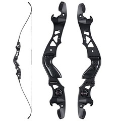 Archery 25-60lbs ILF Bow 19″ ILF Riser Takedown Recurve Bow Hunting Competition