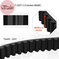 40023-86 Drive Belt,132T 1.5 Inch Width Replacement for Harley-Davidson Softail