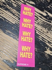 Supreme Based Lil B Yellow Why Hate Mini Stickers SS26 + FREE SURPRISE