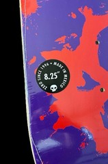RARE ZERO x BAM III Purple Red Blood Font 8.25 Skateboard Deck Margera CKY NEW