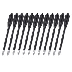 Crossbow 6.3″ Bolts Arrows Targeting for Pistol Crossbow 50-80lbs Black 60pcs