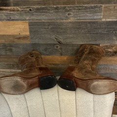 Dingo DI5732 Men’s Brown Leather Pull-On Western Boots US Size 9D
