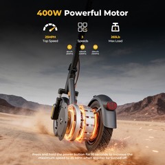 750W Electric Scooter Adults E-Scooter 44 mile Long Range 10in Tire Commuter