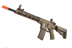 Lancer Tactical Enforcer Hybrid Gen 2 BLACKBIRD AEG Tan AirSoft Rifle Gun 395FPS