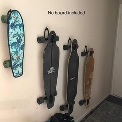Durable Metal Skateboard Wall Rack – Adjustable, Easy to Install, 2 Pack
