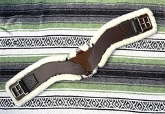 Total Saddle Fit -STRETCHTEC Western Cinch – 34” Brown / Fleece Liner