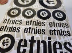 Etnies skateboard 2002 Vintage diecut sticker set Flawless New Old Stock