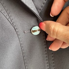 Animo Grey Show Jacket Italy Equestrian Hunter Jumper Women’s US 10 (I-46, D-40)