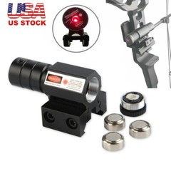 Archery Red Dot Laser Sight Scope for Compound Recurve Bow Crossbow Slingshot US