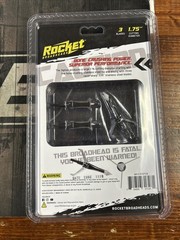 Rocket 3 Blade 1.75” Cutting Diameter 100 Grain Broadheads