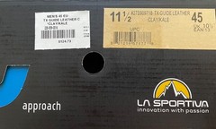La Sportiva TX Guide Leather Approach Shoes – Men’s Color: CLAY/KALE Size: 45 EU