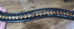 Halter Ego Browband. 17” Amber Ombré