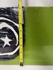 Foundation Skateboards Deck 8.25 Olive Green Smiley Graphic Sealed Raw Blank A31