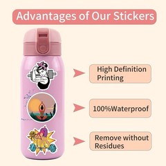 30Pcs Random Motivational Gym Workout Fitness Weightlifting Waterproof Stickers