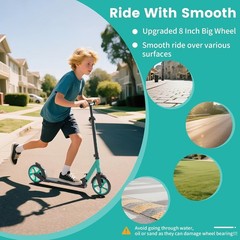 Kick Scooter for Kids 5-12, Teens, Adults, CPSC Certified Foldable Lightweigh…
