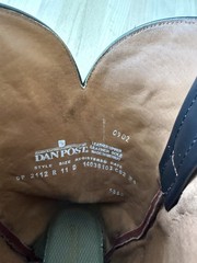 Dan Post DP 2112 Men’s Brown Leather Western Cowboy Boots – US Size 11