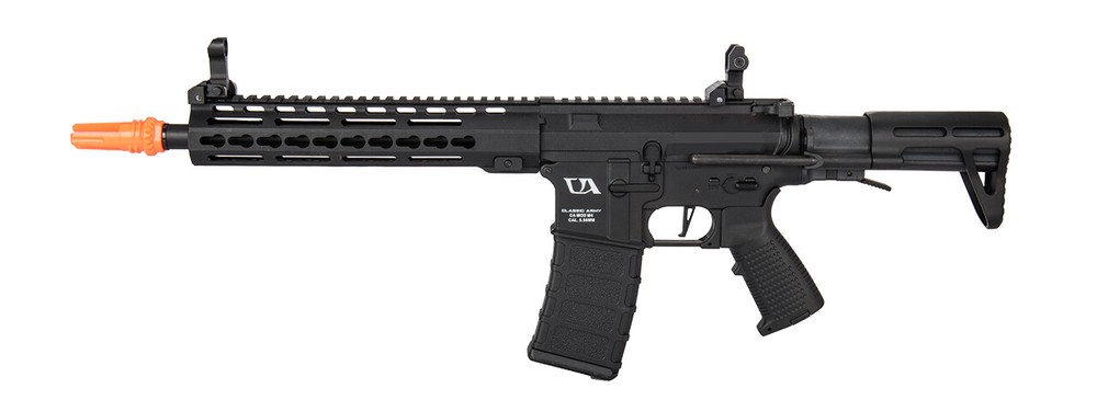 Classic Army KM10 ARS4 10″ M-LOK M4 Airsoft AEG Rifle w/ PDW Stock (Black)