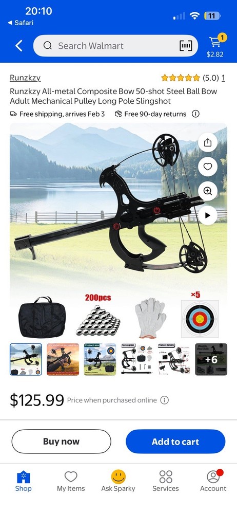 Runzkzy All-metal Composite Compound Bow Steel Ball Black Adult