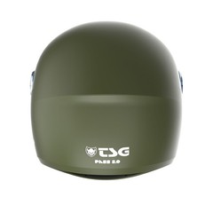 TSG Pass 2.0 Full Face Helmet , Downhill Skateboarding, L (58-60 cm), Olive