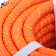 1/2in × 125ft Double Braided Polyester Rope Breaking Strength 8400 Pounds Orange