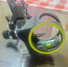 CBE Tactic Right Hand 1-Pin Fixed Compound Bow Sight Black/Green