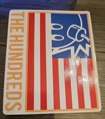 The Hundreds Skateboard Sticker American Flag