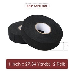 2 Rolls Non-Slip Grip Tape 1″ x 27.34 Yards – Strong Handle Protector for Guns,