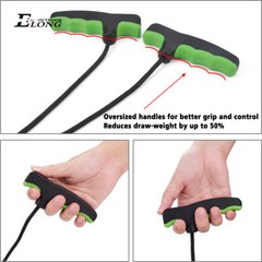 Cocking Aid Archery Crossbow Bolt Cocker Rope Double Handle Strings Device Tool