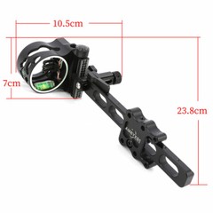 Compound Bow Sight 5 Pin (.019) Bow Sight Light Micro Adjustable Archery Hunting