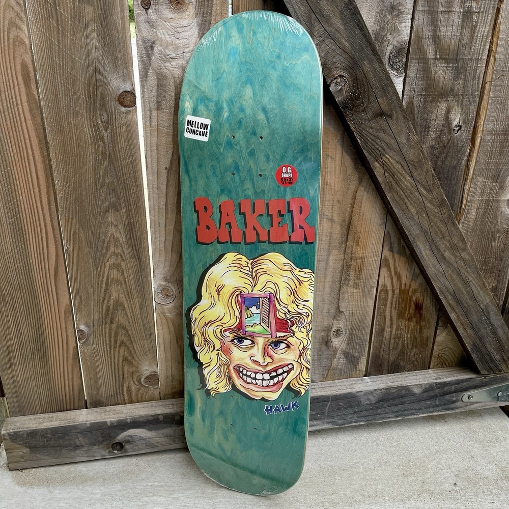 NEW Baker Skateboards Riley Hawk Pro Model Dome Door OG Shape 8.5” Art By Spanky