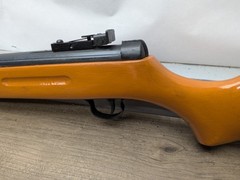 VINTAGE .177 CAL PELLET RIFLE BREAK BARREL UNMARKED, SHOOTS NICELY